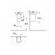 Cache-siphon Bau Ceramic, blanc alpin