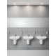 Cache-siphon Bau Ceramic, blanc alpin