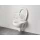 Bau Céramique Siège abattant WC, blanc (39493000)