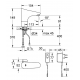 Europlus E Mitigeur lavabo infrarouge 1/2" avec limiteur de température ajustable, Chromé (36015001)