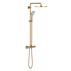 Colonne de douche avec thermostatique Euphoria System 310, Cool Sunrise Brossé