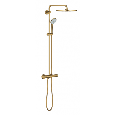 Colonne de douche avec thermostatique Euphoria System 310, Cool Sunrise Brossé