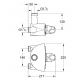 Grohtherm XL Mitigeur thermostatique collectivité, Chromé (35085000)