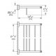 Rack porte serviette Essentials, Supersteel
