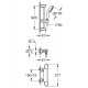 Ensemble de douche thermostatique Grohtherm 1000 1/2, Chrome