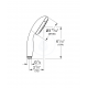 Douchette 2 jets Tempesta 100, Chrome