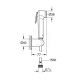 Tempesta-F Trigger Spray 30 Support de douche mural 1 jet, Chromé (26353000)