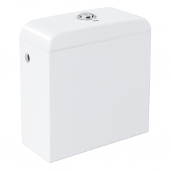 Réservoir de chasse Euro Céramique alimentation latérale, Blanc Alpin