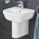 Lave-mains 45cm Euro Ceramic, Blanc