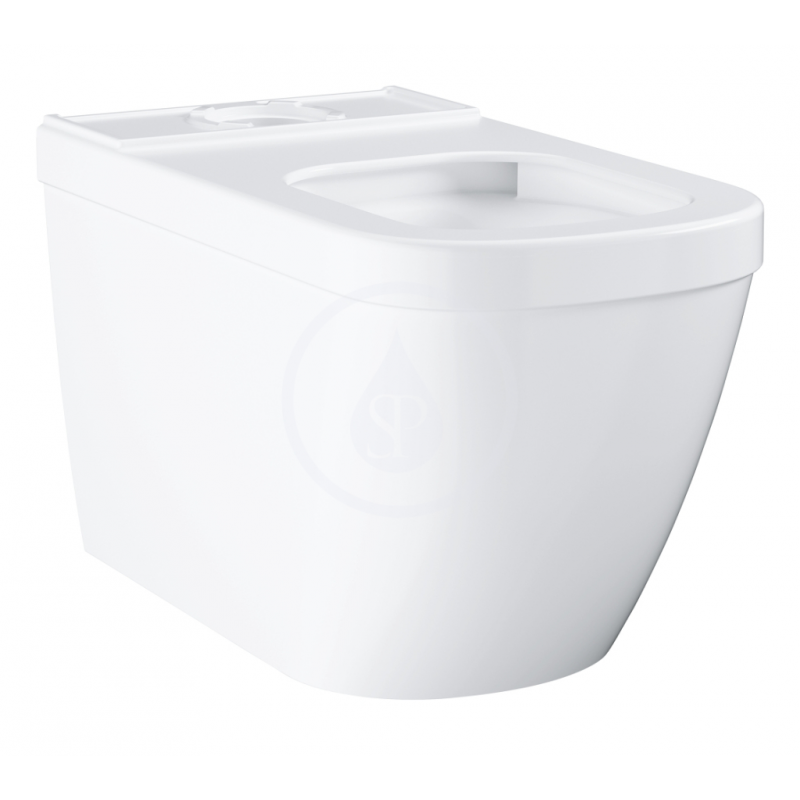 Grohe Euro Ceramic Cuvette WC suspendue, blanc alpin + abattant