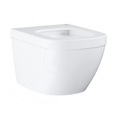 Euro Ceramic Cuvette WC suspendue compact Triple Vortex, blanc alpin (39206000)