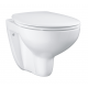 Bau Ceramic WC suspendu sans bride, blanc alpin (39351000)