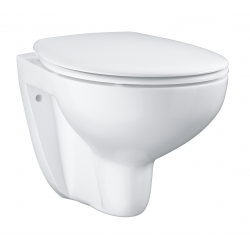 Bau Ceramic WC suspendu sans bride, blanc alpin (39351000)