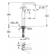 Essence Mitigeur monocommande Lavabo Taille XL, Cool Sunrise brossé (32901GN1)