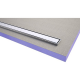 Receveur à carreler Jackboard avec barrette inox Aqua line easy 180