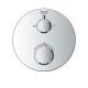 Mitigeur bain/douche thermostatique Grotherm, Chrome