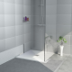 Receveur de douche Jackoboard à carreler Aqua centré 100x100 - 40mm