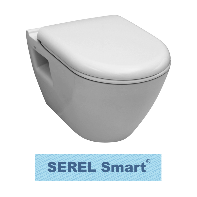 Cuvette Serel (partenaire Grohe) Solido compact + Abattant frein de ...