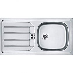 Évier Euroset Nova ESN 614 + siphon, Inox