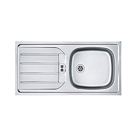 Évier Euroset Nova ESN 614 + siphon, Inox