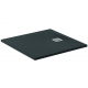 Receveur de douche ultra flat S carré 90x90cm, Noir