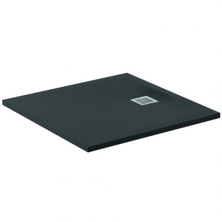 Receveur de douche ultra flat S carré 90x90cm, Noir