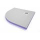 Receveur de douche Aqua quart de cercle 900x900x40