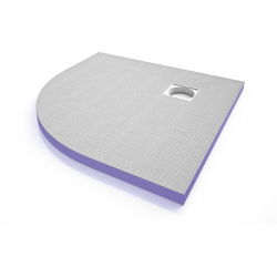 Receveur de douche Aqua quart de cercle 900x900x40