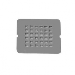 Cache-Bonde ultra flat s, Gris Béton