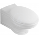 WC suspendu, Ceramicplus, blanc, 365 mm x 645 mm
