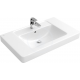 Plan de toilette VILLEROY & BOCH Architectura, 1000 mm x 485 mm,CeramicPlus, blanc
