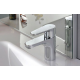 Mitigeur de lavabo avec tirette et vidage, Energy Saving, Chrome (GR075CR-ES)