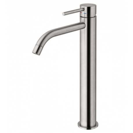 Mitigeur de lavabo haut sans tirette ni vidage, Steel Looking (LIG081ST)