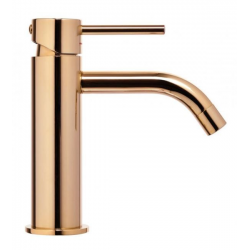 Mitigeur lavabo sans tirette ni vidage, finition Rose Gold (LIG071ROSE)