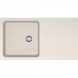 Evier Orion OID 611 940x510x190mm en tectonite+, Crème