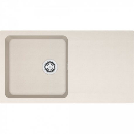 Evier Orion OID 611 940x510x190mm en tectonite+, Crème