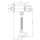 Bouton à Fermeture automatique de valve de chasse - ZY12022