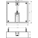 Corps d'encastrement pour douche de tête Raindance E 1 jet 400/400