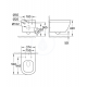 WC suspendu Euro Ceramic, Blanc alpin (39328000+39330001)