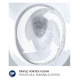 WC suspendu Euro Ceramic, Blanc alpin (39328000+39330001)