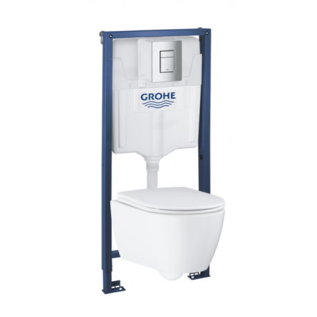 GROHE Essence Abattant WC avec frein de chute déclipsable Blanc - 39577000  