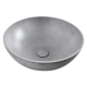 Vasque à poser ronde grise en béton ciré 42cm (CEM4242S)