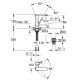Mitigeur lavabo Grohe Plus M, Chrome