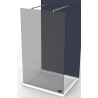 paroi de douche fumée 110cm