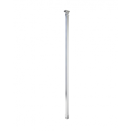 barre de fixation vertical chromé 120cm longueur ajustable