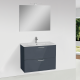 MEUBLE SDB AVEC MIROIR, LAVABO ET LED 79x61x39,5 ANTHRACITE