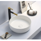 Swiss Aqua Technologies Vasque à poser Infinitio 39 x 39 x 12 cm sans trop-plein, blanc (SATINF3939M)