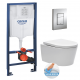 PACK WC GROHE CUVETTE BREVIS SANS BRIDE