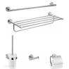 Logis Universal Set de 5 accessoires de salle de bain