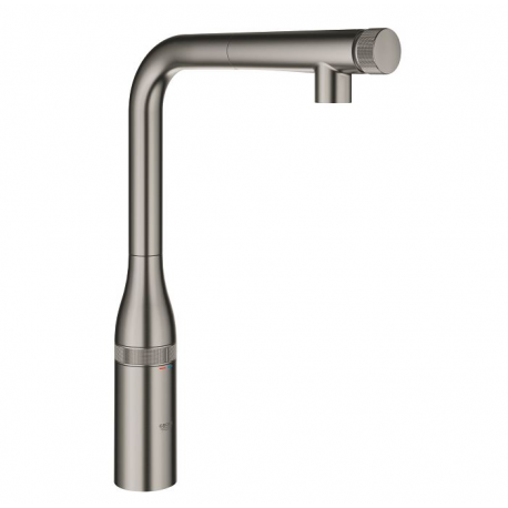 Grohe Essence SmartControl, mitigeur évier SmartControl, Hard Graphite brossé (31615AL0)